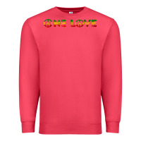 Cardinal one love rasta reggae music rastafarian lover jamaica peace t shirt Premium Sweatshirt - linhVisuals