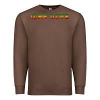 Chestnut one love rasta reggae music rastafarian lover jamaica peace t shirt Premium Sweatshirt - linhVisuals