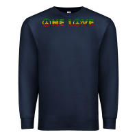 Navy one love rasta reggae music rastafarian lover jamaica peace t shirt Premium Sweatshirt - linhVisuals