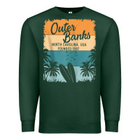 Sports Green outer banks shirts men women kids obx north carolina nc gift zip hoodi Premium Sweatshirt - linhVisuals