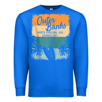 True Royal outer banks shirts men women kids obx north carolina nc gift zip hoodi Premium Sweatshirt - linhVisuals