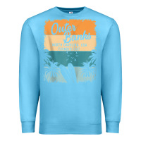 Ocean Blue outer banks shirts men women kids obx north carolina nc gift zip hoodi Premium Sweatshirt - linhVisuals