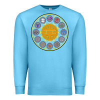 Ocean Blue talismans   jackie chan adventures Premium Sweatshirt - linhVisuals