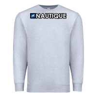 Heather Grey Nautique Boats Premium Sweatshirt - linhVisuals