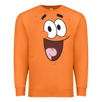 Carrot sponge.bob squa.re.pants patrick face portrait Premium Sweatshirt - linhVisuals