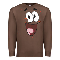 Chestnut sponge.bob squa.re.pants patrick face portrait Premium Sweatshirt - linhVisuals
