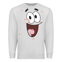 Dove Grey sponge.bob squa.re.pants patrick face portrait Premium Sweatshirt - linhVisuals