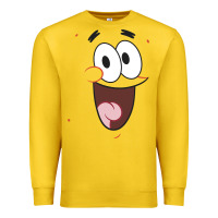 Lemon sponge.bob squa.re.pants patrick face portrait Premium Sweatshirt - linhVisuals