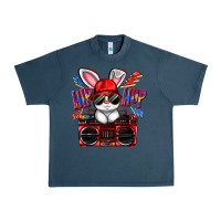 Midnight Navy hip hop Urban Heavy Tee - FaDigitalArtStudio