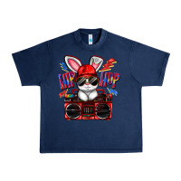 Navy hip hop Urban Heavy Tee - FaDigitalArtStudio
