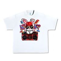 White hip hop Urban Heavy Tee - FaDigitalArtStudio