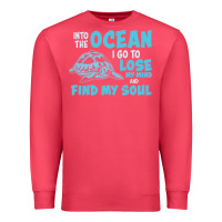 Cardinal into the ocean i go to find my soul Premium Sweatshirt - linhVisuals