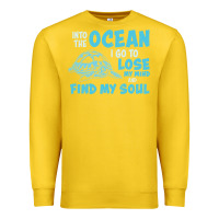 Lemon into the ocean i go to find my soul Premium Sweatshirt - linhVisuals