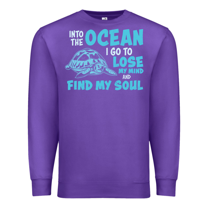Into The Ocean I Go To Find My Soul Premium Sweatshirt by linhVisuals | Teevron