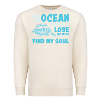 Sandshell into the ocean i go to find my soul Premium Sweatshirt - linhVisuals