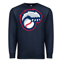 Navy new hampshire fisher cats Premium Sweatshirt - linhVisuals