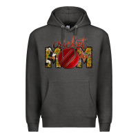 Charcoal Heather cricket mom Premium Hoodie - RacoonDesign