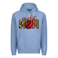 Colony Blue cricket mom Premium Hoodie - RacoonDesign