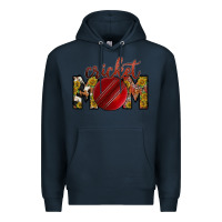Navy cricket mom Premium Hoodie - RacoonDesign
