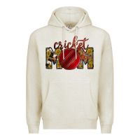 Oatmeal Heather cricket mom Premium Hoodie - RacoonDesign