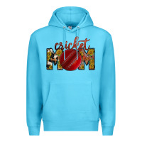 Ocean Blue cricket mom Premium Hoodie - RacoonDesign