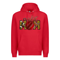 Red cricket mom Premium Hoodie - RacoonDesign