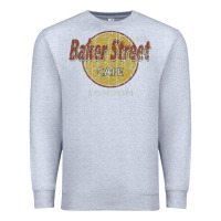 Heather Grey baker street cafe 221b london   sherlock holmes fans Premium Sweatshirt - linhVisuals