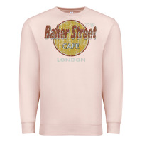 Pale Pink baker street cafe 221b london   sherlock holmes fans Premium Sweatshirt - linhVisuals