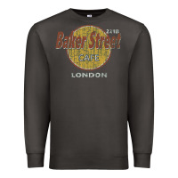 Smoke baker street cafe 221b london   sherlock holmes fans Premium Sweatshirt - linhVisuals