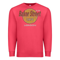 Cardinal baker street cafe 221b london   sherlock holmes fans Premium Sweatshirt - linhVisuals