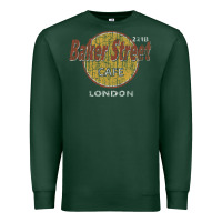 Sports Green baker street cafe 221b london   sherlock holmes fans Premium Sweatshirt - linhVisuals