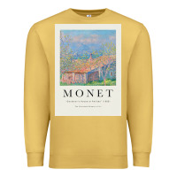 Antique Gold Claude Monet 1888 Premium Sweatshirt - linhVisuals