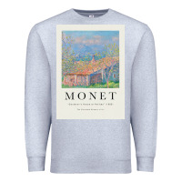 Heather Grey Claude Monet 1888 Premium Sweatshirt - linhVisuals