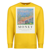 Lemon Claude Monet 1888 Premium Sweatshirt - linhVisuals