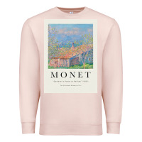 Pale Pink Claude Monet 1888 Premium Sweatshirt - linhVisuals