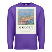 Purple Claude Monet 1888 Premium Sweatshirt - linhVisuals