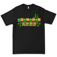 Black St. Patrick's Shamrock farm Premium Tee - CowGirlArtShop