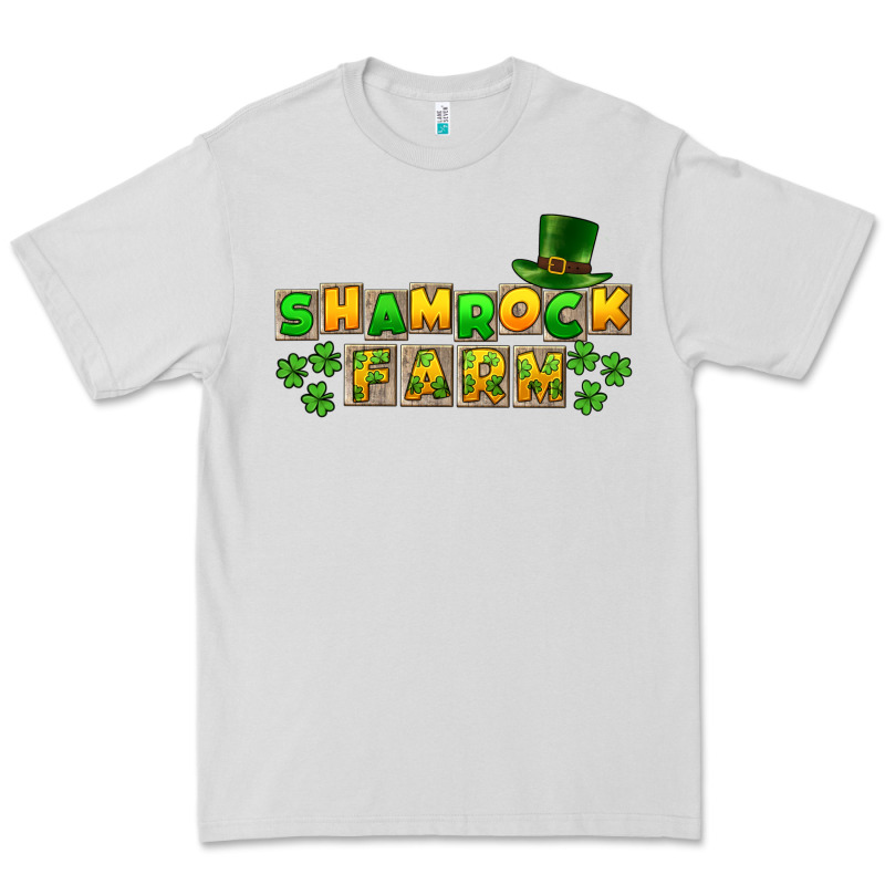 St. Patrick's Shamrock Farm Premium Tee by CowGirlArtShop | Teevron