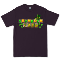 Plum St. Patrick's Shamrock farm Premium Tee - CowGirlArtShop