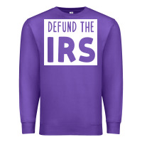 Purple defund the irs Premium Sweatshirt - linhVisuals