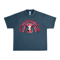 Midnight Navy valentines day pink gemstones baby calf rainbow Urban Heavy Tee - Jasminsmagicworld