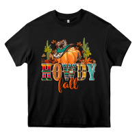 Black howdy fall Heavy Core Tee - CowGirlArtShop