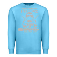 Ocean Blue mess with my wife and they Premium Sweatshirt - linhVisuals