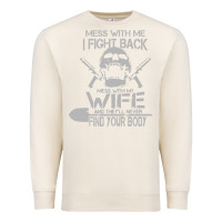 Sandshell mess with my wife and they Premium Sweatshirt - linhVisuals