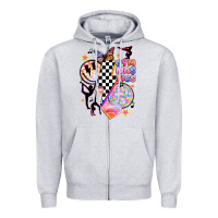 Retro Gymnastics Zipper Hoodie | Teevron
