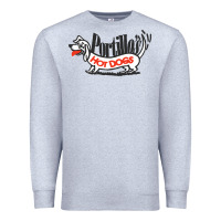Heather Grey resto portillo's Premium Sweatshirt - linhVisuals