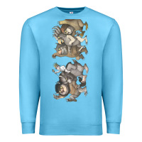 Ocean Blue where the wild things are Premium Sweatshirt - linhVisuals