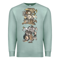 Seafoam where the wild things are Premium Sweatshirt - linhVisuals