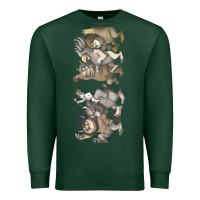 Sports Green where the wild things are Premium Sweatshirt - linhVisuals