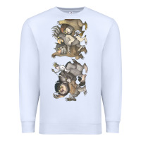 White where the wild things are Premium Sweatshirt - linhVisuals